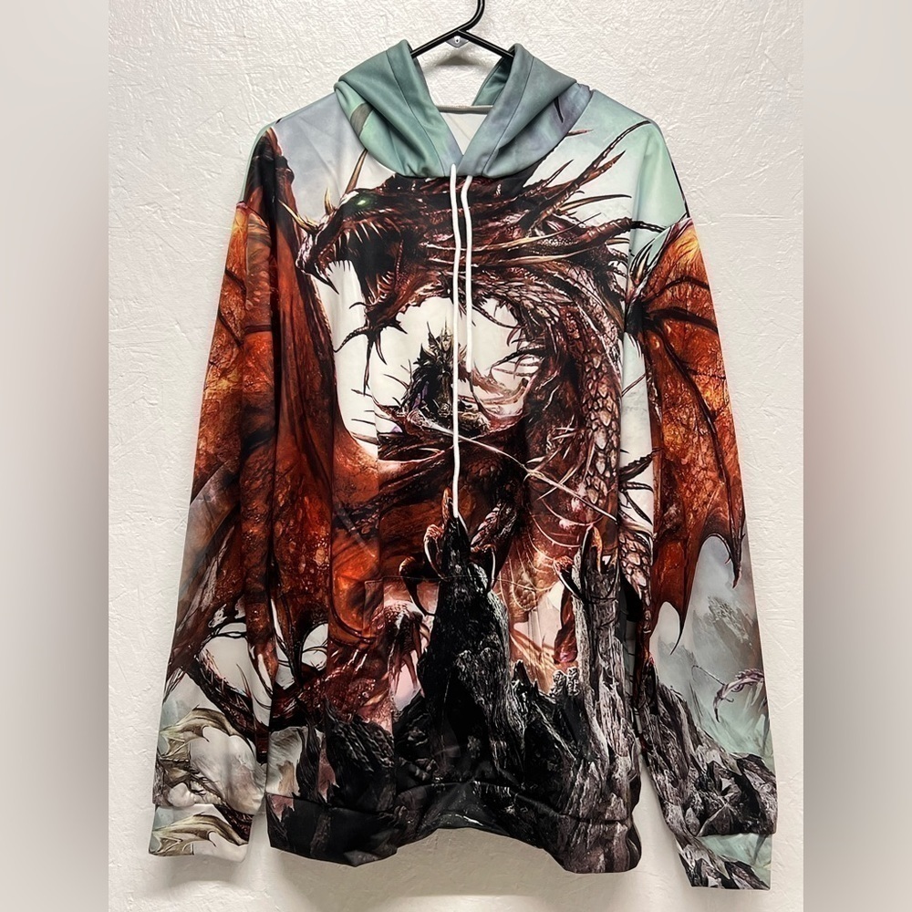 MENS Graphic Hooded Sweatshirt